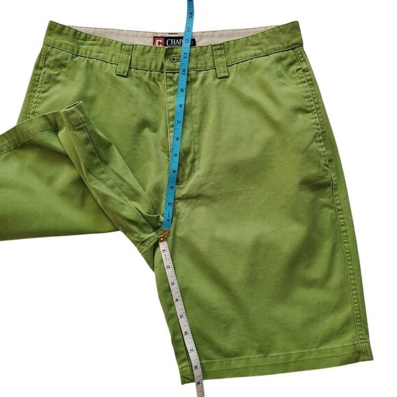 CHAPS MEN GREEN SHORTS SZ 32 - Picture 7 of 7